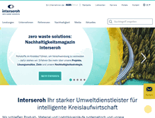 Tablet Screenshot of interseroh.de
